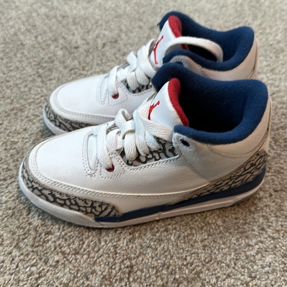 Jordan 3s Retros Concrete White and Blue great condition no box - Picture 3 of 6